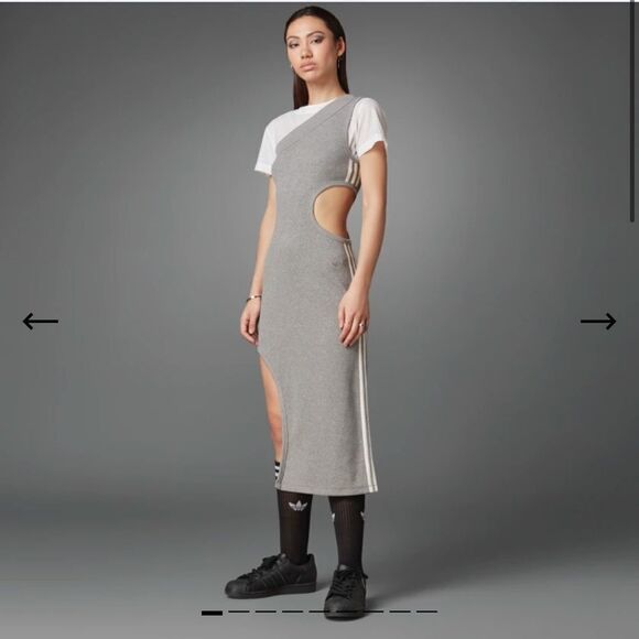 Adidas Blue Version Women’s Size XS One Shoulder Dress - Picture 9 of 9